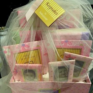 Baby girl keepsakes